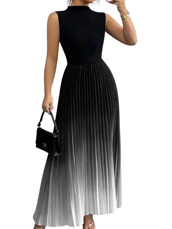 Charlotte Ombre Pleated Maxi Dress