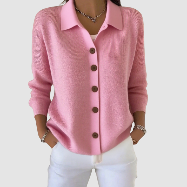 Riah™ | Soft Button-Up Knit Cardigan