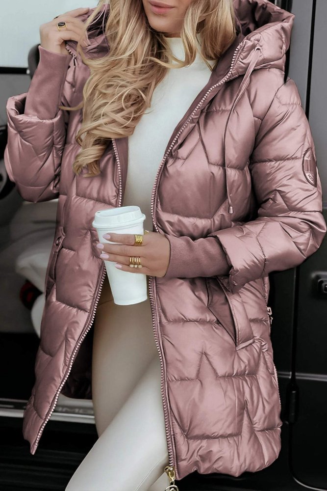 Lina | Long Puffer Coat with Cozy Oversized Hood